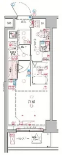 クレヴィスタ横浜綱島【5階】の間取り