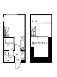 ハーミットクラブハウス東急日吉【2階】の間取り