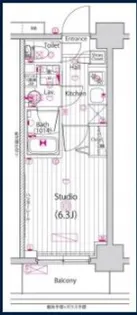 グランド・ガーラ横浜【406号室】の間取り