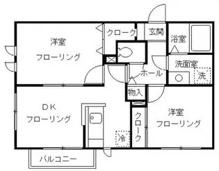 グレイス久が原【1階】の間取り