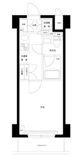 ルーブル川崎貝塚弐番館【6階】の間取り