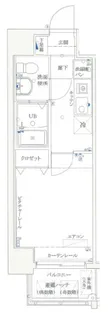 リクレイシア八丁畷【11階】の間取り