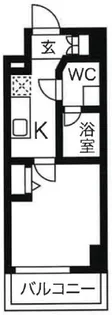 クラリッサ川崎ルーナ【6階】の間取り