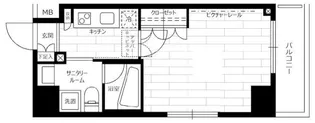 ステージグランデ蒲田アジールコート【3階】の間取り