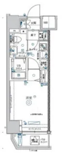 メディフィス横濱関内【6F01号室】の間取り