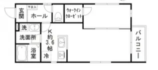 パークサイド南品川【3階】の間取り