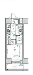 SQUARE CITY KAWASAKI【9階】の間取り