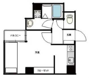 THE EAST21【2F03号室】の間取り