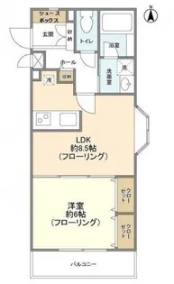 Mell maison Toshi【1階】の間取り