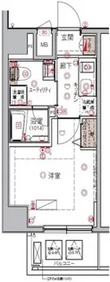 ハーモニーレジデンス大森ウエスト【3階】の間取り