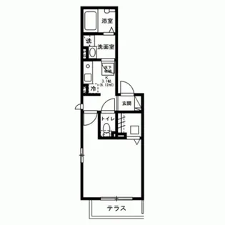キーファー大倉山【3F02号室】の間取り
