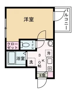 グランステージ京急蒲田【1階】の間取り