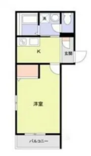 SkyGarden【F102号室】の間取り