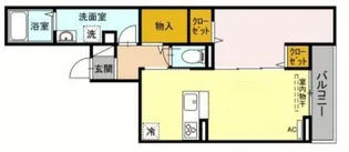エクセリア矢口【2階】の間取り