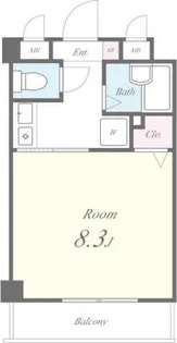 クリーンガーデン御茶ノ水【4階】の間取り