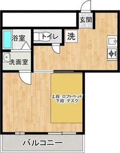 メゾンドカムリ【4階】の間取り