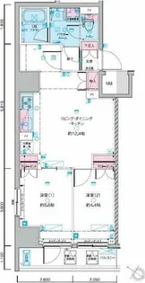 GENOVIA浅草Ⅳskygarden【3階】の間取り