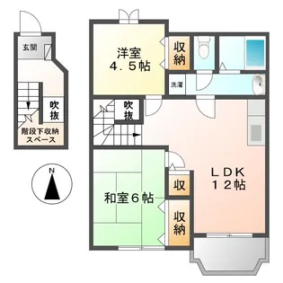 ピュアスペース【202号室】の間取り