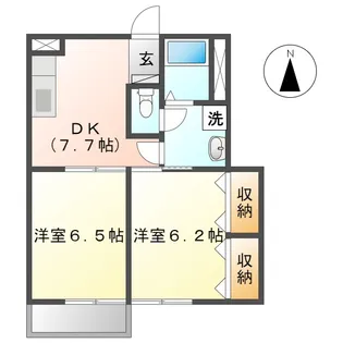 アーバンハウス【1階】の間取り