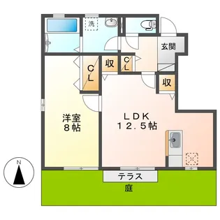 セジュール21 C【1階】の間取り
