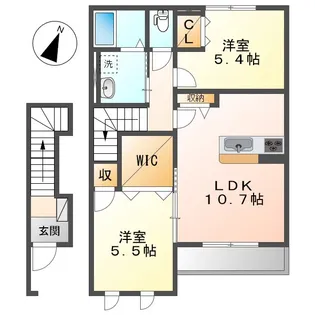 プロニティ・K【2階】の間取り