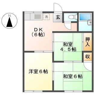 メゾンセントラル【1階】の間取り