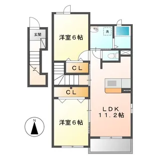 きぼう【2階】の間取り