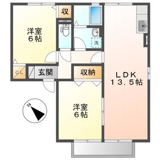 パミドール・ルーチェ C【2階】の間取り