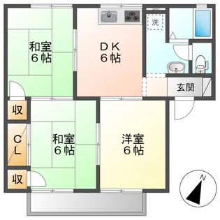 セリエA【1階】の間取り