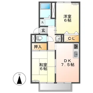 シェレナモア花の街【2階】の間取り
