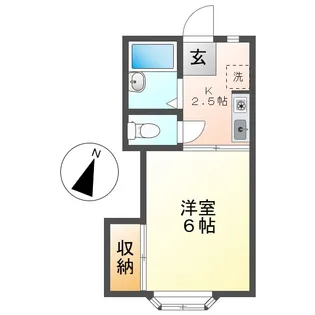 ロマーナ中庄【2階】の間取り