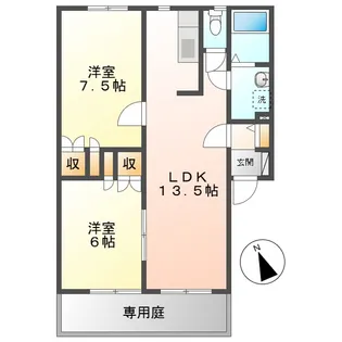 ゆず【1階】の間取り