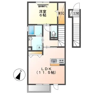 ボヌール【2階】の間取り