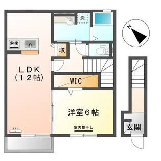 ポレールオリオン【2階】の間取り