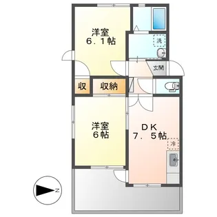 ロイヤルコーポ【105号室】の間取り