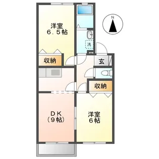 ハピネス21【2階】の間取り