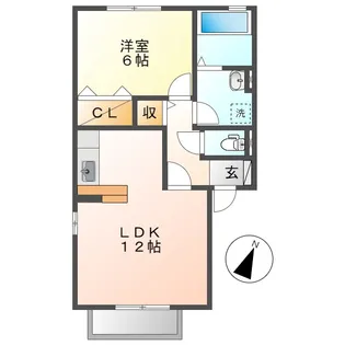 プロムナード【1階】の間取り