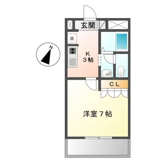グリーンヒルズⅡ【1階】の間取り