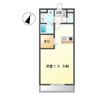 ハピネスオリーブ【101号室】の間取り