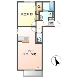 チェリーブロッサム C棟【2階】の間取り