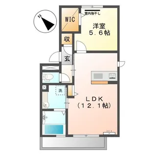 ボヌール【1階】の間取り