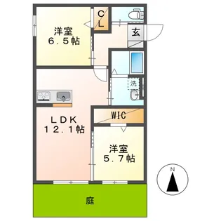 ルーチェⅢ【1階】の間取り