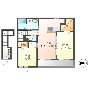 プレミアムⅠ【2階】の間取り