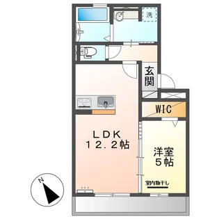 ボヌール【3階】の間取り