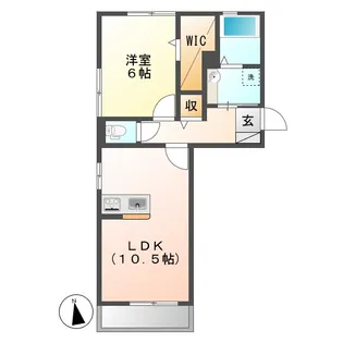 リヴィエール【2階】の間取り