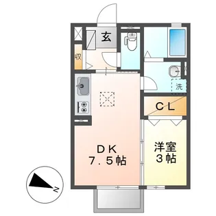 ティエラ川入【1階】の間取り