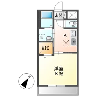サンパレス水江【103号室】の間取り