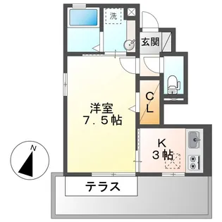 エスポワール【1階】の間取り
