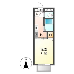 ブルーリバー【2階】の間取り