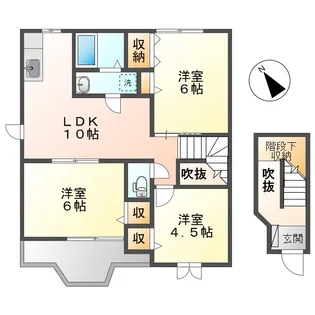 アルトピアーノ【2階】の間取り